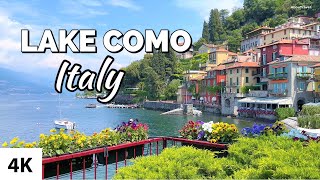 A Day on LAKE COMO Italy  Varenna amp Menaggio  4K [upl. by Pascha]