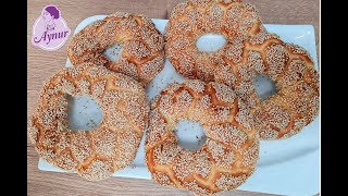 ich habe ein neues Rezept für euch Laugen Simit I das ist eine Mischung von Simit und Laugenbrezel [upl. by Rabassa432]