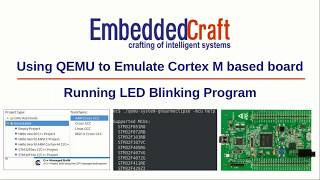 Using QEMU to Emulate Cortex M based board and Running LED Blinking Program [upl. by Marten]