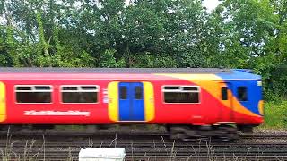 455870 and 858 headed for Ashtead [upl. by Arney]