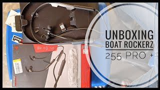 Boat rockerz 255 Pro  unboxing  Neckband  Bluetooth headphones  2024 [upl. by Juna]