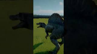 Jwe2  Spinosaurus vs Trex [upl. by Neeka]