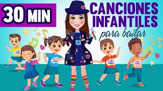 Compilado canciones infantiles para bailar para niños Canciones populares y Pelina [upl. by Pirri]