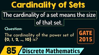 Cardinality of Sets [upl. by Weibel]