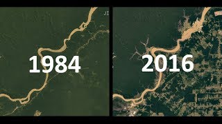 IMAGENS DE SATÉLITE 19842016 32 Anos de Mudanças na Terra [upl. by Cecil]