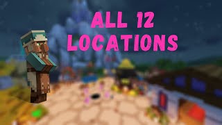 All 12 Villager Locations Hypixel Skyblock [upl. by Farah]