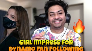 Girl impress Dynamo Fan Following 🔥 [upl. by Harbert]