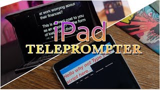 Use your iPadTablet as a Teleprompter  OneTakeOnly Pad Prompter Review [upl. by Ciccia]