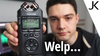 Tascam DR40X Review Noise Battery Life and more things tested [upl. by Danna]