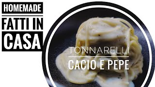 Tonnarelli CACIO e PEPE Homemade Traditional Recipe [upl. by Henriette]