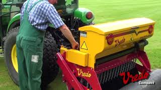 Vredo Compact Overseeeder by Campey Turf Care [upl. by Rubel]