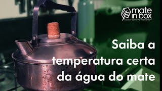 Qual a Temperatura Ideal para a Água do Mate ou Chimarrão [upl. by Hawger72]