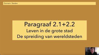 Aardrijkskundig  2 havovwo  paragraaf 21 en 22  methode BuiteNLand [upl. by Heather592]