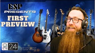 NEW ESP LTD GUITARS FOR 2024 First Preview [upl. by Strage]