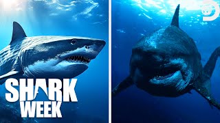 Best Moments from Shark Week’s Jaws vs The Meg 2023  Discovery [upl. by Alimaj491]