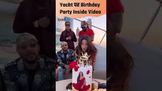 Nora Fatehi Celebrates Her 32nd Birthday On Yacht Cake Cutting To Dance Video Viral [upl. by Naik]