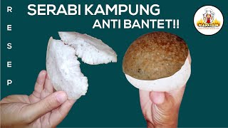 Bikin serabi hasilnya bantet ini rahasianya  resep serabi anti bantet [upl. by Yuh]