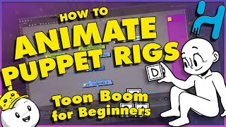 Toon Boom Harmony RigPuppet Animation Tutorial PART 4 [upl. by Milli]