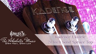 Kadence Ukulele 24 Inch Concert Size 101R Solid Spruce Top  Unboxing amp Overview  Absolute Harsh [upl. by Arocat]