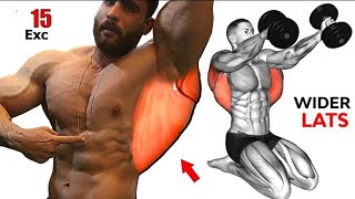 5 Best Exercise To Build A Big Lats VTaper [upl. by Araccot]