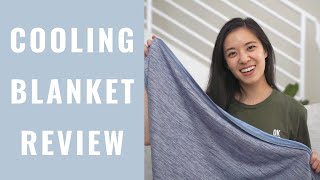 ELEGEAR COOLING BLANKET REVIEW  AMAZONS CHOICE COOLING BLANKET [upl. by Vernon577]