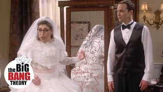 Amy and Sheldon Discover SuperAsymmetry on their Wedding Day  The Big Bang Theory [upl. by Quartet]