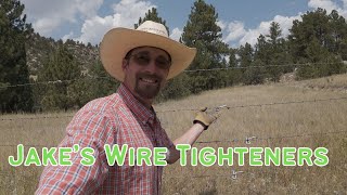 EASILY Tighten fence with Jakes Wire Tighteners [upl. by Aimekahs]