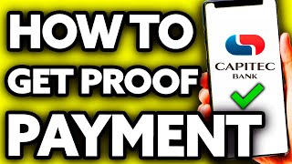 How To Get Proof of Payment from Capitec App EASY [upl. by Festa]