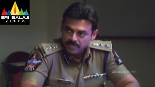 Gharshana Movie Venkatesh Intro Scene  Venkatesh Asin  Sri Balaji Video [upl. by Sirret]