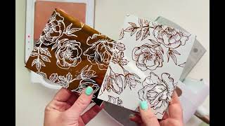 Hot Foil Demo Using the Spellbinders Glimmer Hot Foil System [upl. by Moyers]