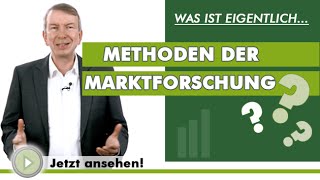 METHODEN DER MARKTFORSCHUNG  Was ist eigentlich [upl. by Kaine]