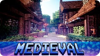 Minecraft  Medieval Village  Map w Download [upl. by Eillah]