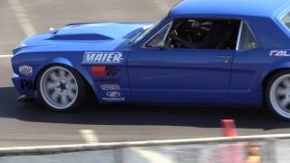 Maier Racings Ford Mustangs 1stRun  Good Guys Autocross 11132016 [upl. by Meekahs457]