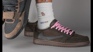 Travis Scott x Air Jordan 1 Low OG “Velvet Brown” [upl. by Oloapnaig613]