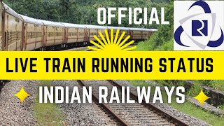 ट्रेन का लाइव स्टेटस कैसे पता करें  Train Live Running Status  Train Delay and Time Tracking [upl. by Hitt]