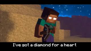 Herobrine vs Steve quotMinecraft songquot [upl. by Anatniuq]