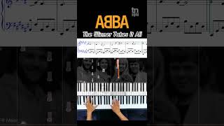 ABBA The Winner Takes It All Piano Tutorial tutorial [upl. by Glynn]