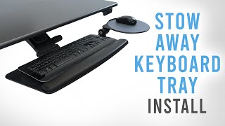 Stowaway Keyboard Tray Install [upl. by Fanchie589]