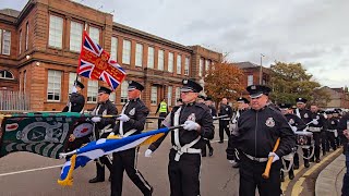 Bellshill Defenders Flute Band at their own parade 26thOctober 2024 [upl. by Artek]