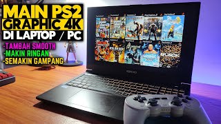 MAKIN LANCAR Main Game PS2 di PC atau Laptop dengan PCSX2 Graphic 4K [upl. by Gimble]