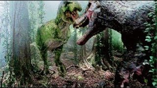 TREX VS SPINOSAURUS Who Is Deadlier 🦖😱 [upl. by Atteram]