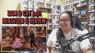 Sam amp Cat 1x01 REACTION amp REVIEW quotPilotquot S01E01  JuliDG [upl. by Adnawahs]