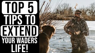 EXTEND The Life of Your Waders TOP 5 Best Tips [upl. by Ubald]