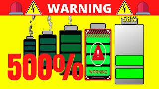 500 OVERCHARING EXPLOSION  DO NOT Overcharging Phone Battery ☢💣 [upl. by Clementine]