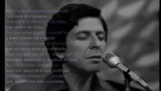 Leonard Cohen traducido ► Suzanne [upl. by Hemetaf]