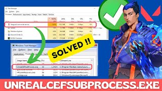 Valorant Unrealcefsubprocessexe FIX [upl. by Teplica]