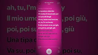 una tipa come me ANNA for you elisrosegarden requested song lyrics [upl. by Euton672]