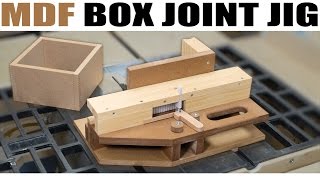 How To Make The Advanced Box Joint Jig from MDF [upl. by Thurstan]