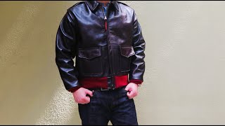 Aero Leathers Contract No 4215142P  Unboxing and Fit [upl. by Ellinet416]