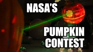 NASA Pumpkin Carving Contest w LASERS [upl. by Yonah511]